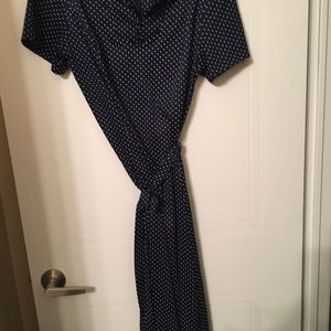 Vintage polka‎ dot house dress
